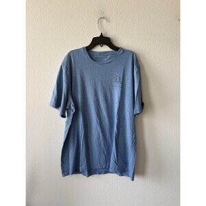 Travis Mathew Blue T-Shirt Surf City Huntington Beach Graphic Size XL